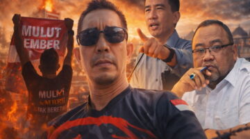 Muslihat Malam Hari: Spanduk Gelap dan Lemahnya Pengawasan Aparat Penegak Hukum