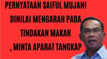 Keras! DPP LIPPI Sebut Pernyataan Saiful Mujani Berpotensi Makar, Dorong Aparat Tangkap