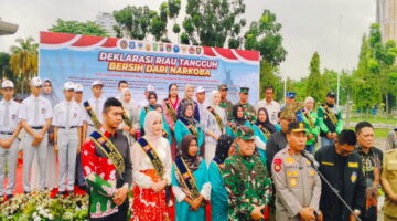 Semangat Kolaborasi: Polda Riau dan Pemprov Gelar Apel Satgas Anti Narkoba, IBU-IBU Panipahan Diangkat Jadi Duta