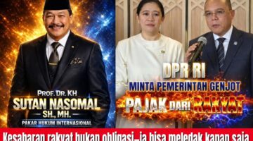 Prof Dr Sutan Nasomal Klaem Miris !!! Rakyat Disuruh Bayar Hutang Negara Lewat Pajak Ini Bukan Solusi, Ini Perampokan Yang Dilegalkan