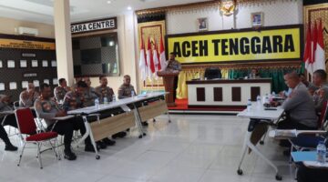 Wakapolres Aceh Tenggara Pimpin Anev Kinerja, Tekankan Evaluasi dan Peningkatan Pelayanan kepada Masyarakat